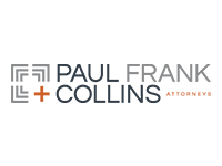 Paul Frank + Collins logo - risk management insurance consultants for law firms